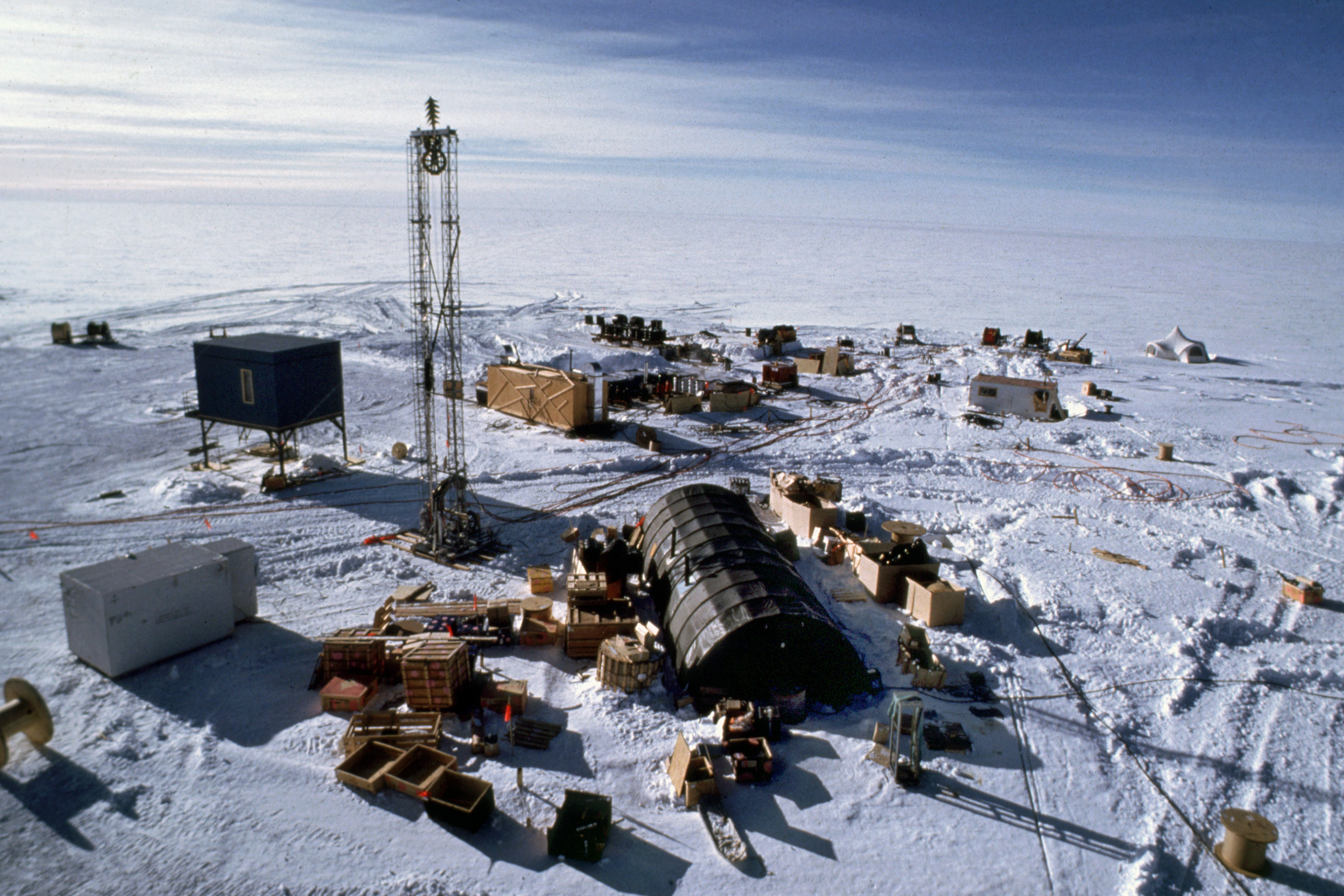 Supplies at the South Pole