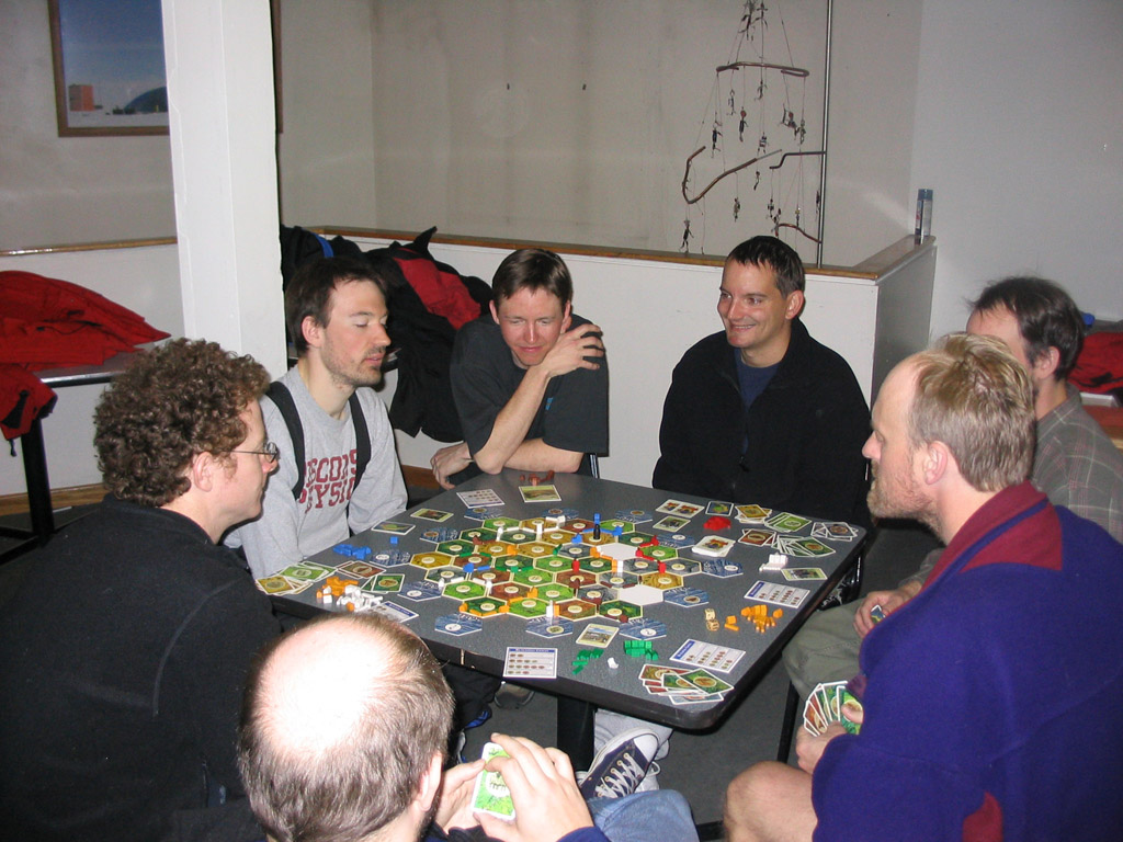Playing a board game
