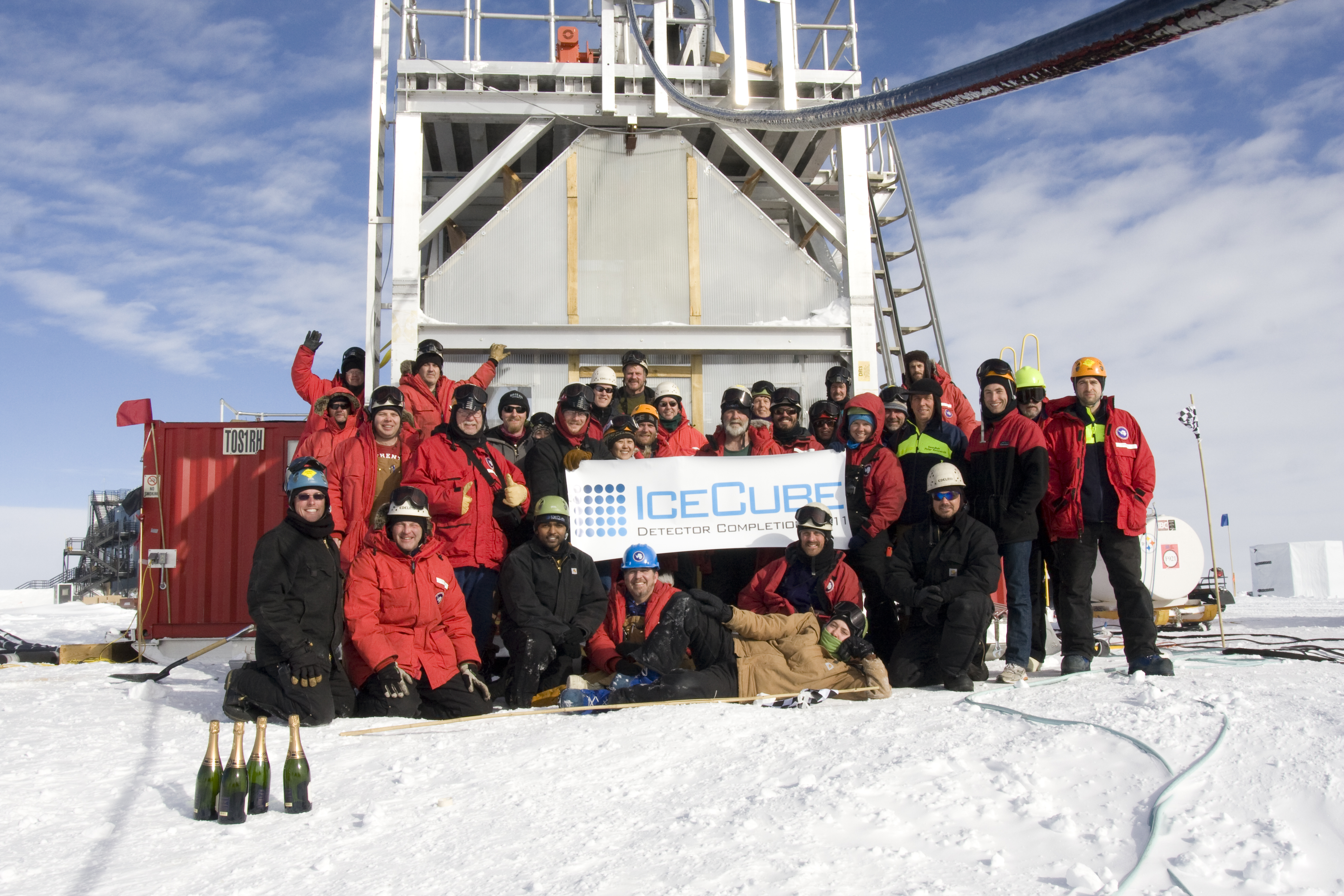 Completion of the IceCube Neutrino Observatory