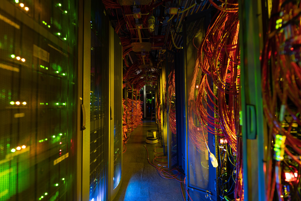 Server room in the IceCube Lab
